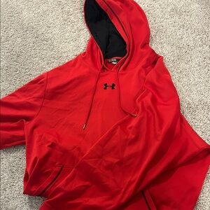 Under Armour Crimson Hoodie with Black Lining